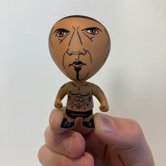 WWE Jakks 2008 Vinyl Aggression Figure Lot of 2 Toys 3" Carlito Batista - Picture 12 of 12